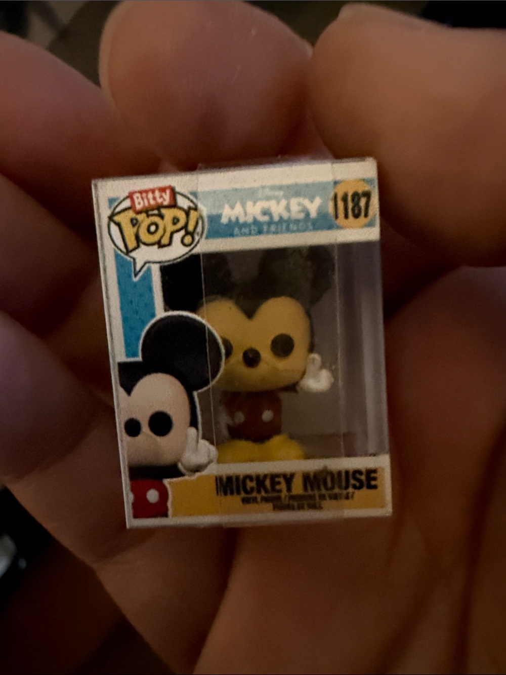 Funko Bitty Pop! Mickey Mouse Black Yellow Red Figure